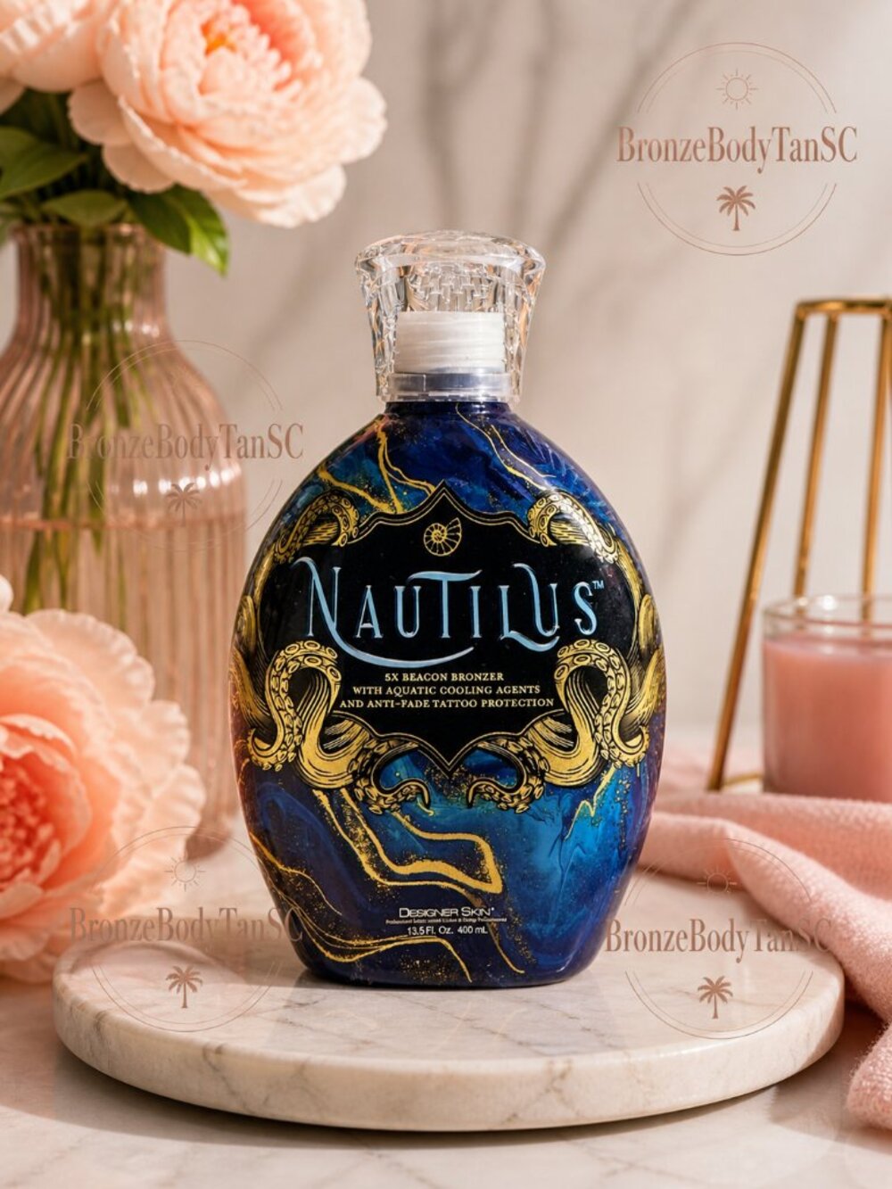 ☀️ Nautilus ☀️ Designer Skin - Cooling Bronzer Tattoo Protection Tanning Lotion